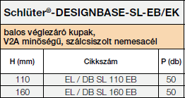 Schlüter®-DESIGNBASE-SL-EB/EK
