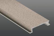 TSSG – alumínium strukturált felület, natúr kő szürke