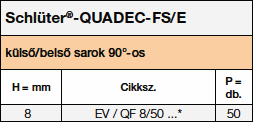Schlüter-QUADEC-FS/E