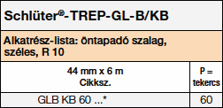 A Schlüter®-TREP-G-B tartozéka