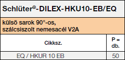 Schlüter®- DILEX-HKU-EB/I