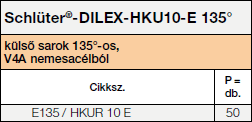 Schlüter®- DILEX-HKU-EB/EQ