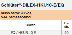 Schlüter®- DILEX-HKU-E/EQ