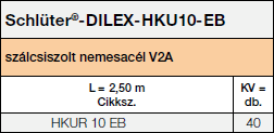 Schlüter®- DILEX-HKU-EB