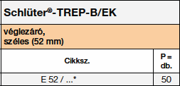 A Schlüter®-TREP-B tartozéka