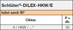 Schlüter-DILEX-HKW/E