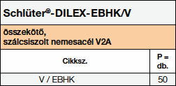 Schlüter-DILEX-EBHK/V