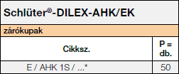 Schlüter-DILEX-AHK/EK