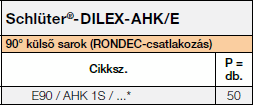 Schlüter-DILEX-AHK/E