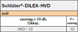Schlüter-DILEX-HVD