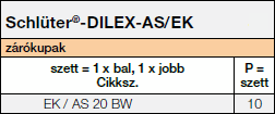Schlüter-DILEX-AS/EK