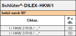 Schlüter-DILEX-HKW/I
