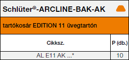 Schlüter®-ARCLINE-BAK-AK