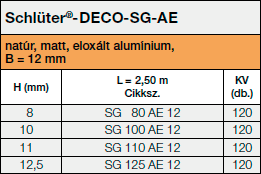 Schlüter®-DECO-SG-AE 12 mm