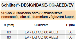 Schlüter®-DESIGNBASE-CQ/EV