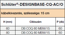 Schlüter®-DESIGNBASE-CQ/O