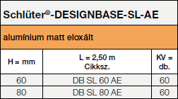 Schlüter®-DESIGNBASE-SL-AE<a name='ae'></a>