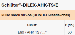 Schlüter®-DILEX-AHK-TS/E