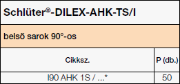 Schlüter®-DILEX-AHK-TS/I