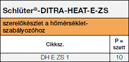 <a name='zs'></a>Schlüter®-DITRA-HEAT-E-ZS