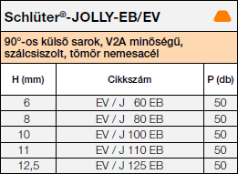 Schlüter®-JOLLY-EB/EV