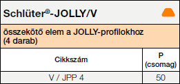 <a name='v'></a>Schlüter®-JOLLY/V