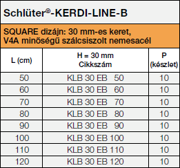KERDI-LINE-B-SQUARE-EB-30