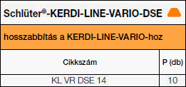  Schlüter®-KERDI-LINE-VARIO-DSE 14