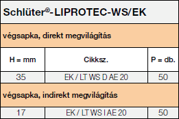 Schlüter-LIPROTEC-WS/EK