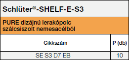 Schlüter®-SHELF-E S3 PURE EB