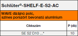 Schlüter-SHELF-E-S2-AC WAVE, D10